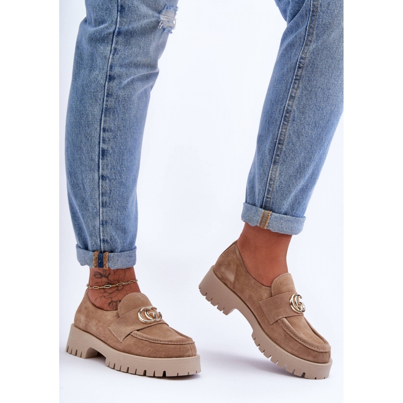 Step in style Kengät Malli Rosefalls 20153 Beige Suede - Astu tyyliin 1