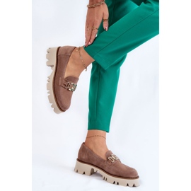 Step in style Kengät Malli Laura Messi 2489 Brown - Astu tyyliin beige 1