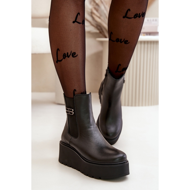 Step in style Saappaat Malli Zazoo 60498 Musta - Astu tyyliin 1