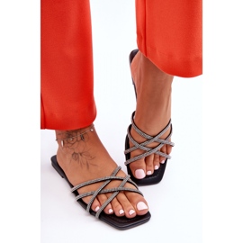 Step in style Sandaalivarvastossut Malli Leomi 5628-2 CLA-1 Musta - Astu tyyliin 1