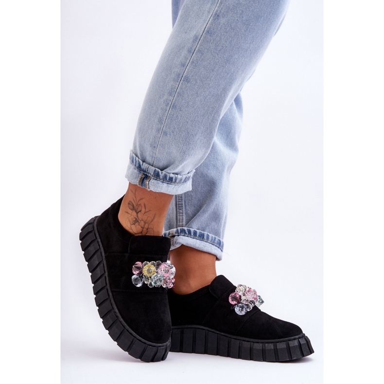 Step in style Urheilukengät Malli Desire NB615 Black Suede - Astu tyyliin musta 1