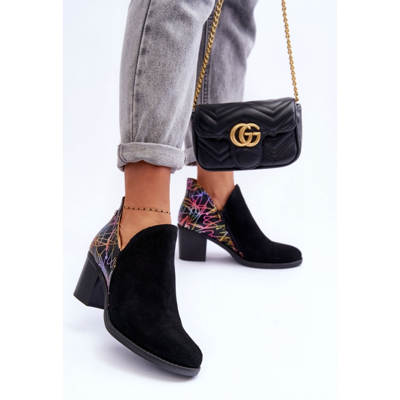 Step in style Saappaat Malli Maciejka 04492-99 Musta nahka - Astu tyyliin 2