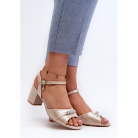 Step in style Sandaalit Malli Narhi 20241 Kulta - Astu tyyliin keltainen 1