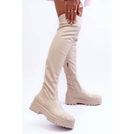 Step in style Saappaat Malli Dudesa 15863 Beige - Astu tyyliin 2