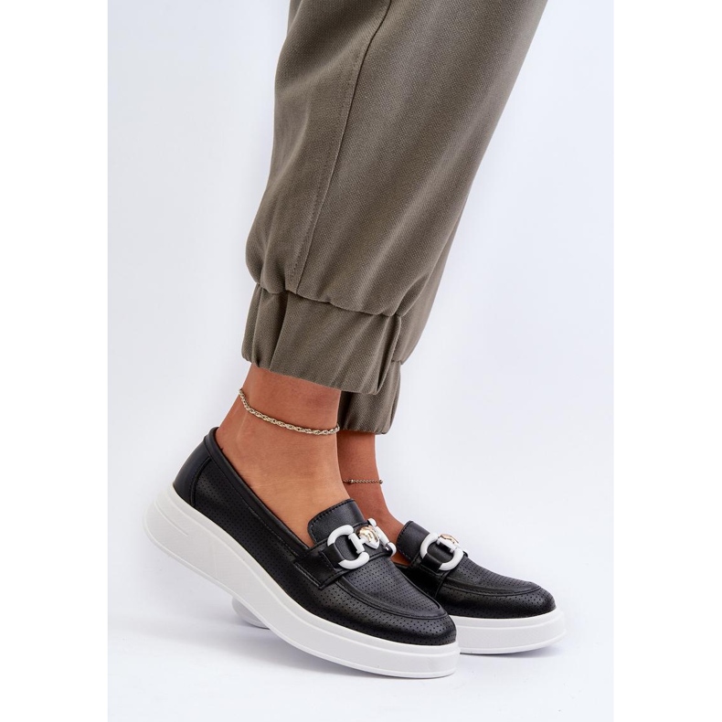 Step in style Mokasiinit Malli S.Barski LR720 Musta - Astu tyyliin 1