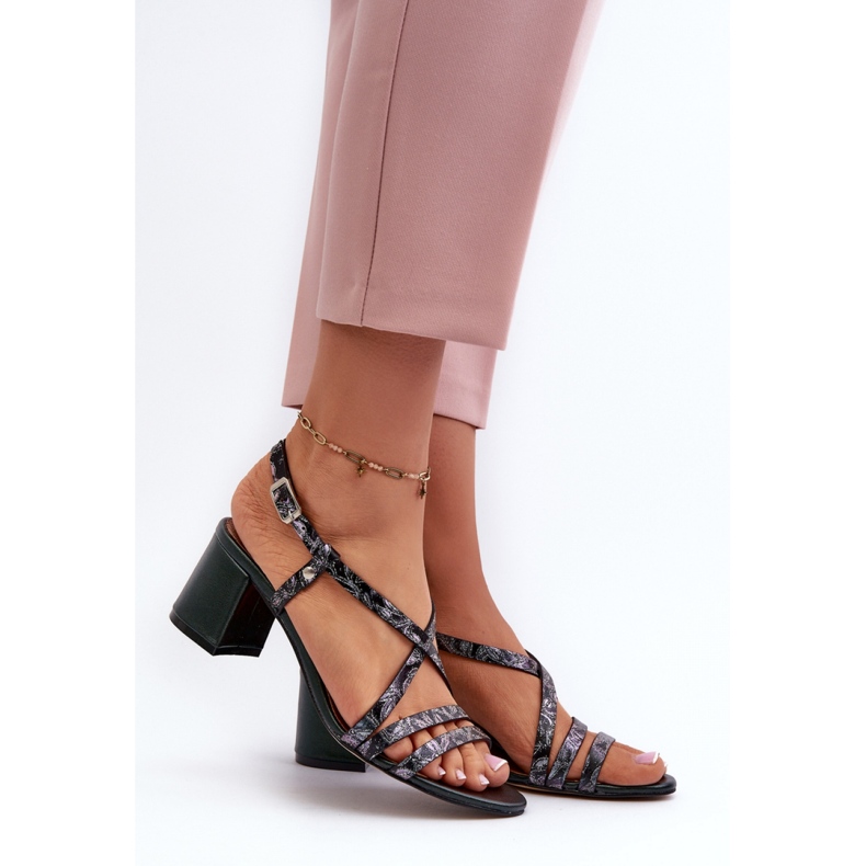 Step in style Sandaalit Malli Maciejka 06653-09 Tummanvihreä - Astu tyyliin 1