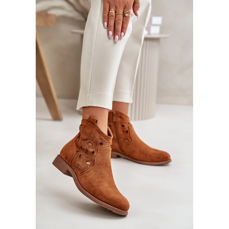 Step in style Saappaat Malli S.Barski HY42-081 Camel - Astu tyyliin ruskea 1