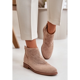 Step in style Saappaat Malli S.Barski HY42-076 Beige - Astu tyyliin 1