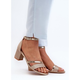 Step in style Sandaalit Malli Ploemis 20244 Gold - Astu tyyliin keltainen 1