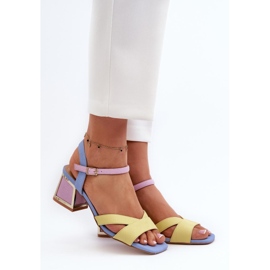 Sandaalit Malli Da CR482 Keltainen - Step in style 1