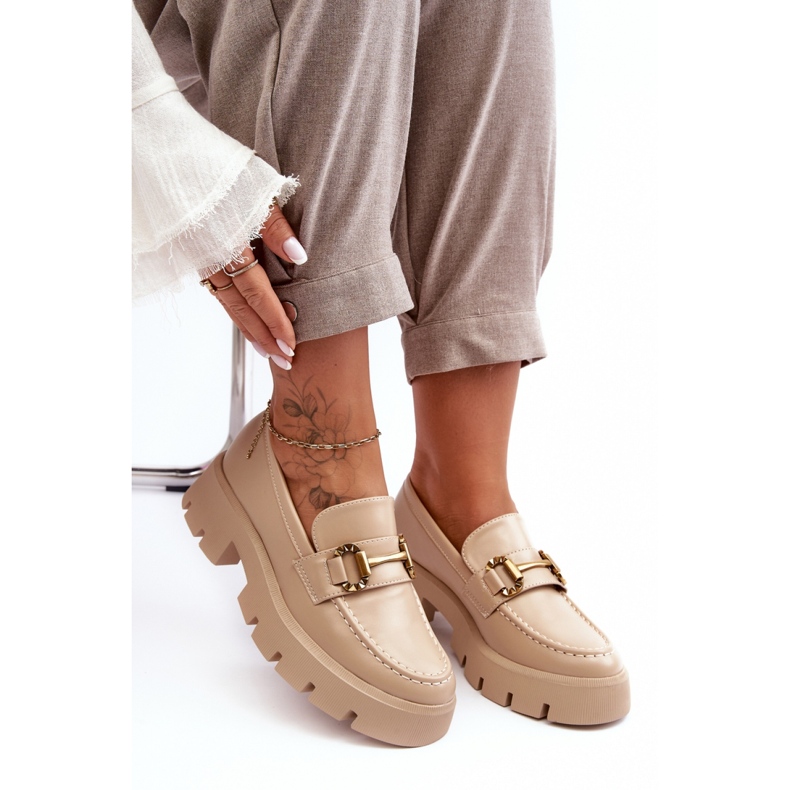 Step in style Kengät Malli Peuria 2644-2 Beige Nahka - Astu tyyliin 1