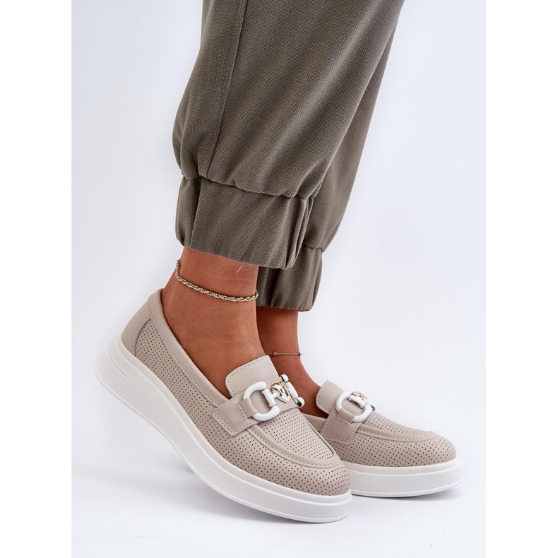 Step in style Mokasiinit Malli S.Barski LR720 Beige - Astu tyyliin 1