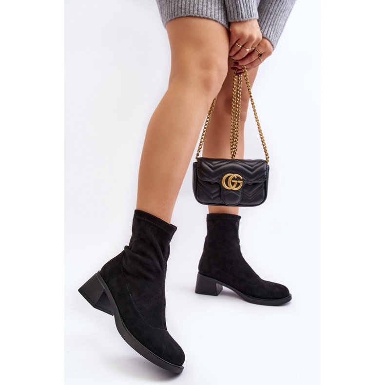 Step in style Saappaat Malli Aphroteia 23BT35-6449 Musta mokkanahka - Astu tyyliin 2