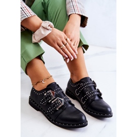 Step in style Kengät Malli Lu Boo XW37311 Musta nahka - Astu tyylillä 1