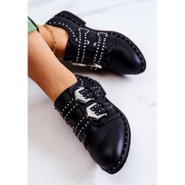 Step in style Kengät Malli Lu Boo XW37311 Musta nahka - Astu tyylillä 2