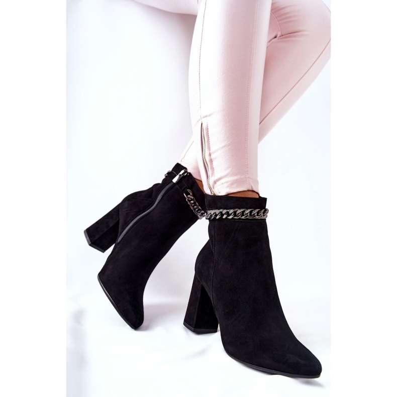 Step in style Saappaat Malli Laura Messi 2203 Blk Musta - Astu tyyliin 1