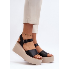 Step in style Sandaalit Malli Geferia PS18 Musta - Astu tyyliin 1