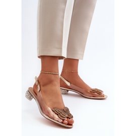 Step in style Sandaalit Malli Da MR38-388 Pink Gold - Astu tyyliin vaaleanpunainen 1