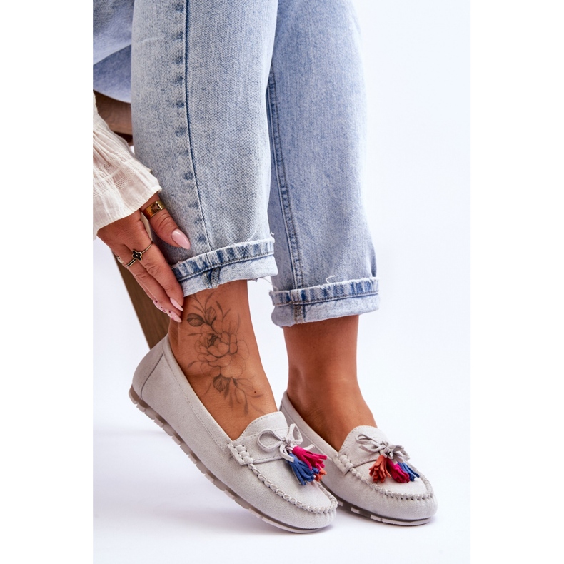 Step in style Mokasiinit Model Dorine GS37 Grey - Astu tyyliin harmaa 1