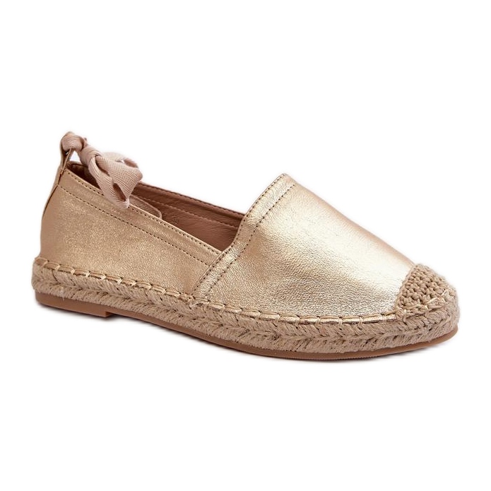 Step in style Espadrilles Model Ismann B-727 Gold - Astu tyyliin keltainen 2