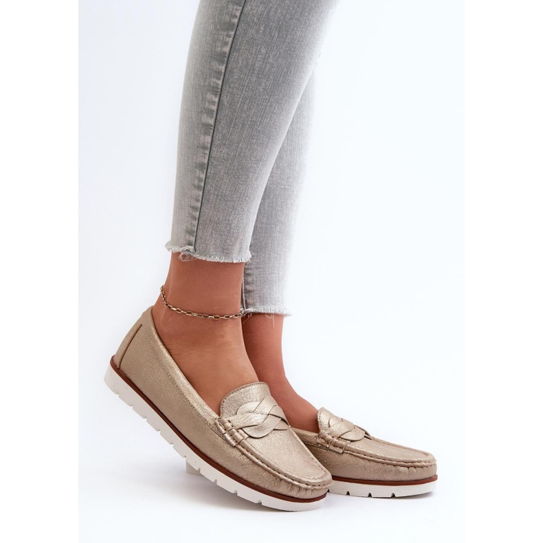 Step in style Mokasiinit Malli Nestalia 834281 Kulta - Astu tyyliin keltainen 1