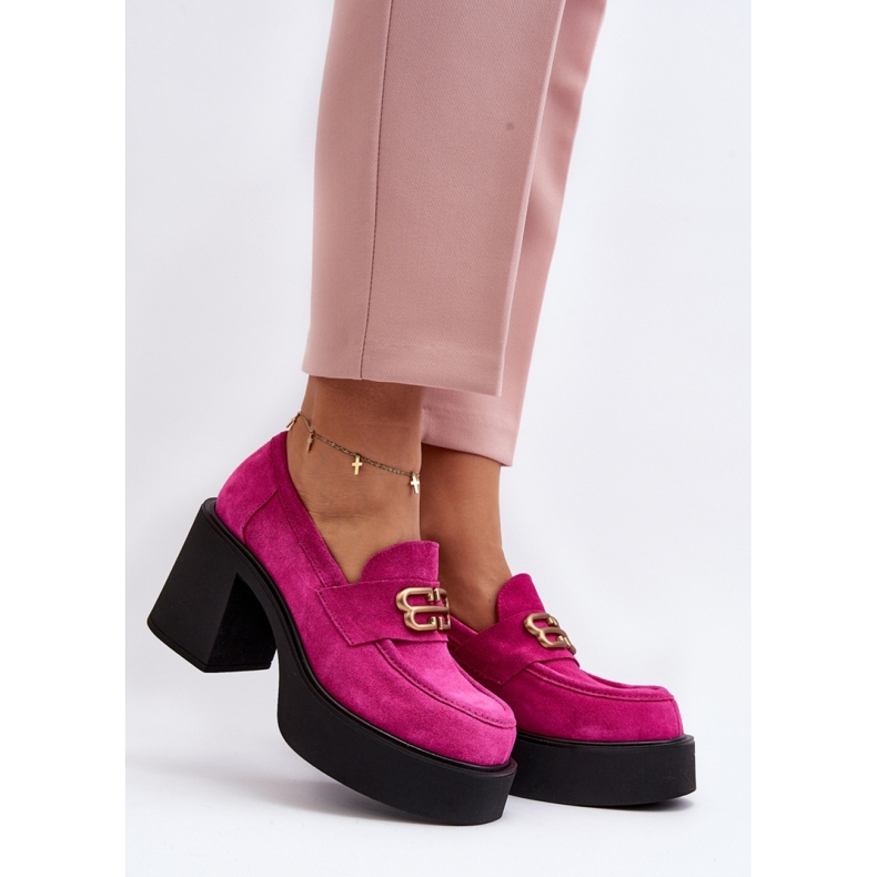 Step in style Kengät Malli Zazoo 20170 Fuchsia Suede - Astu tyyliin vaaleanpunainen 1