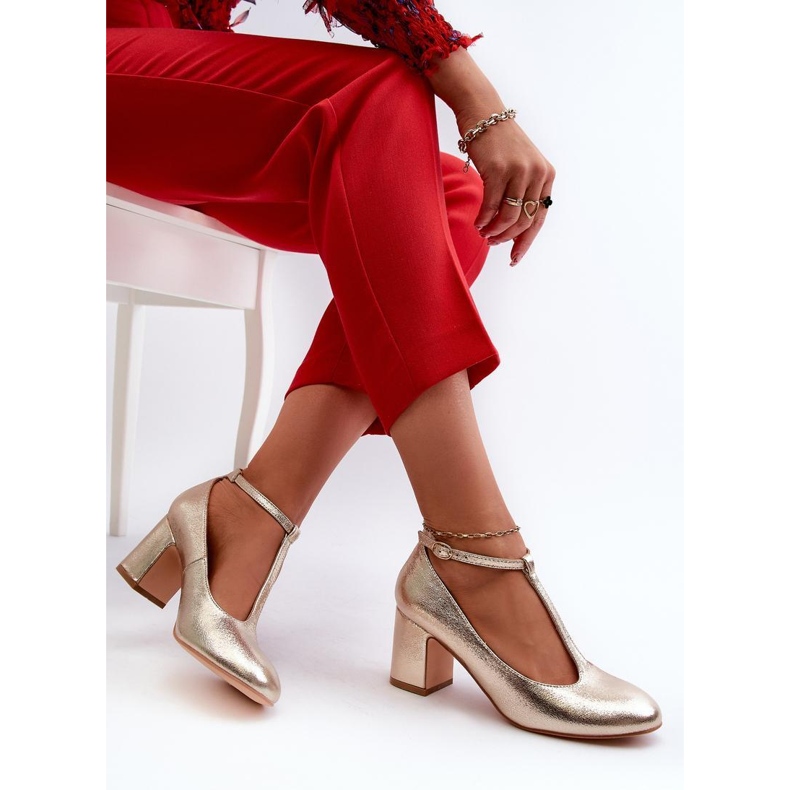 Step in style Pumput Malli Raniyah 834283 Kulta - Astu tyyliin keltainen 1