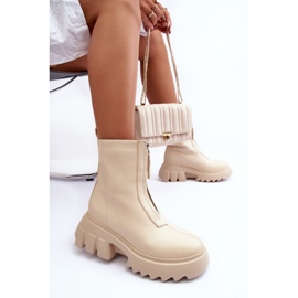 Step in style Saappaat Malli Kusma JJ52P Beige - Astu tyyliin 2