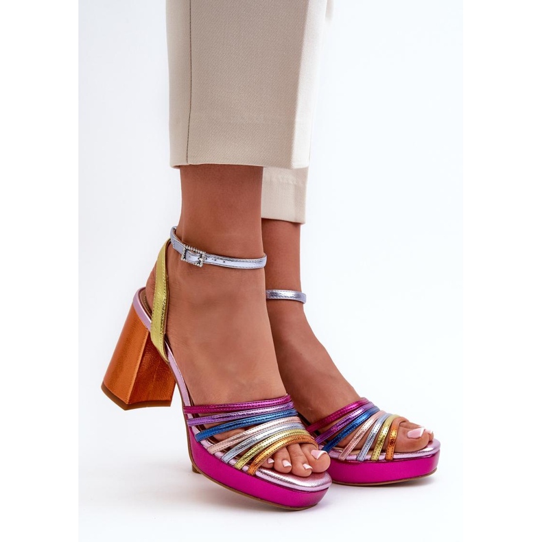 Step in style Sandaalit Malli Da CR920 Monivärinen Pink - Astu tyyliin 1