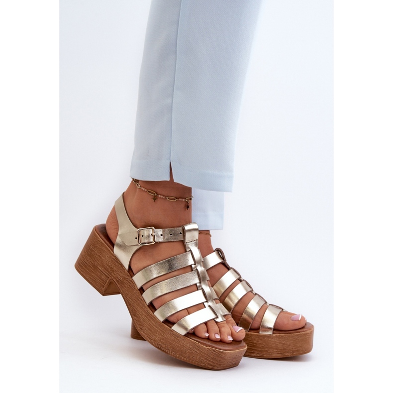 Step in style Sandaalit Malli Zazoo 40410 Gold - Astu tyyliin keltainen 1