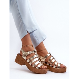 Step in style Sandaalit Malli Zazoo 40410 Gold - Astu tyyliin keltainen 2