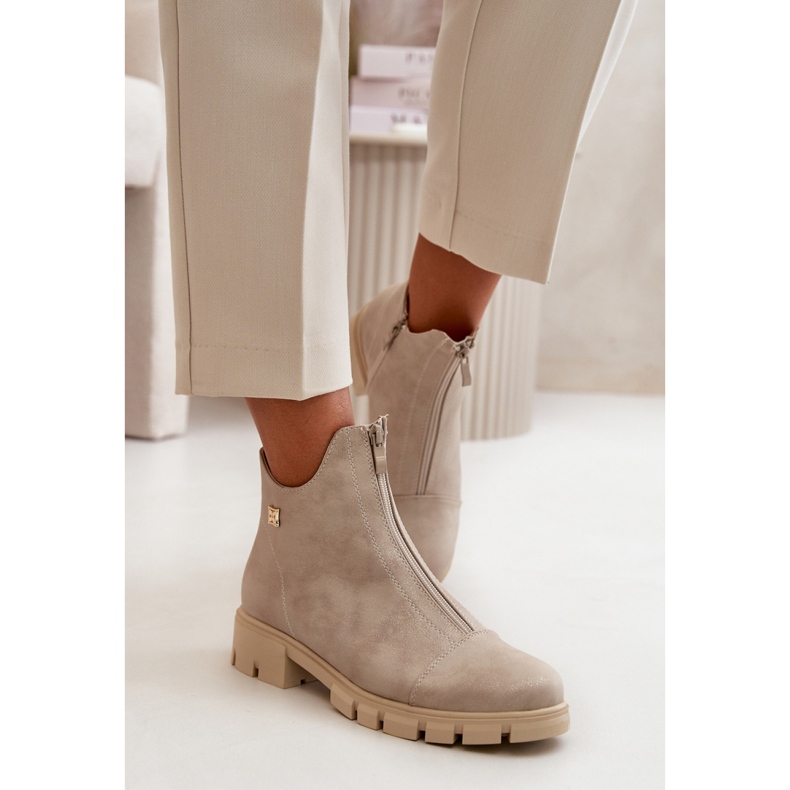 Step in style Saappaat Malli Verietta RMR23123-11 Kulta - Astu tyyliin keltainen 1