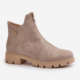 Step in style Saappaat Malli Verietta RMR23123-11 Kulta - Astu tyyliin keltainen 2