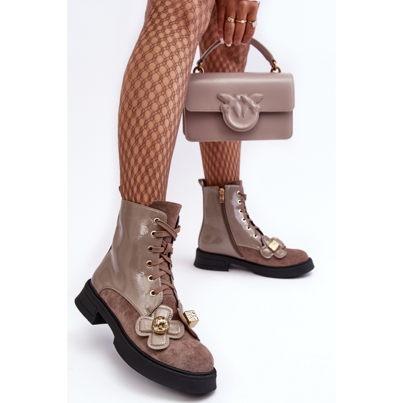 Step in style Saappaat Malli Da MR870-76 Harmaa/ruskea - Tyylikkäästi 1