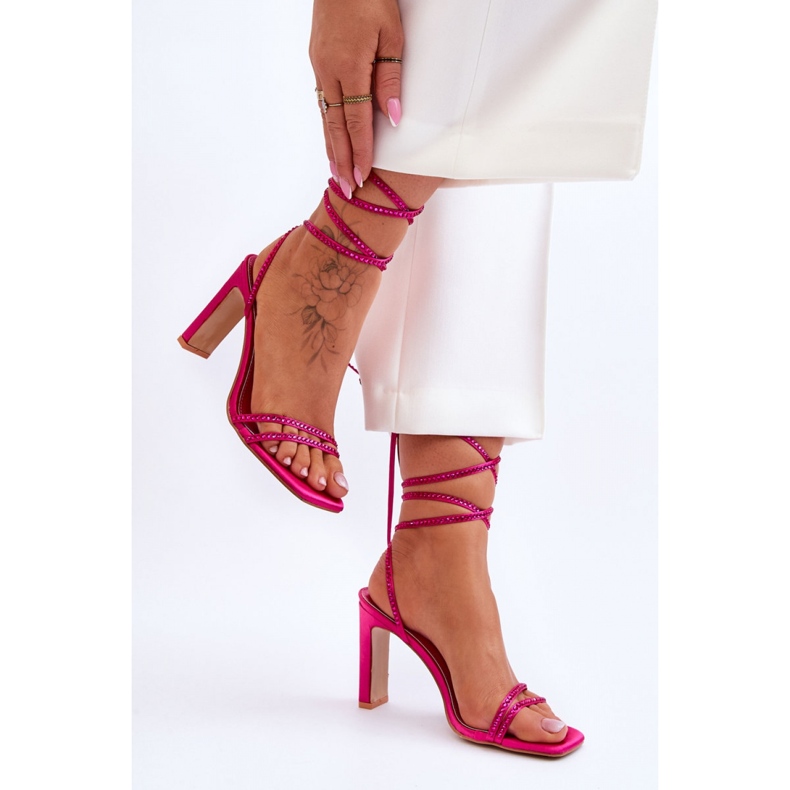 Step in style Sandaalit Malli Nessy H8-508 Fuchsia - Astu tyyliin vaaleanpunainen 1