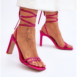 Step in style Sandaalit Malli Nessy H8-508 Fuchsia - Astu tyyliin vaaleanpunainen 2