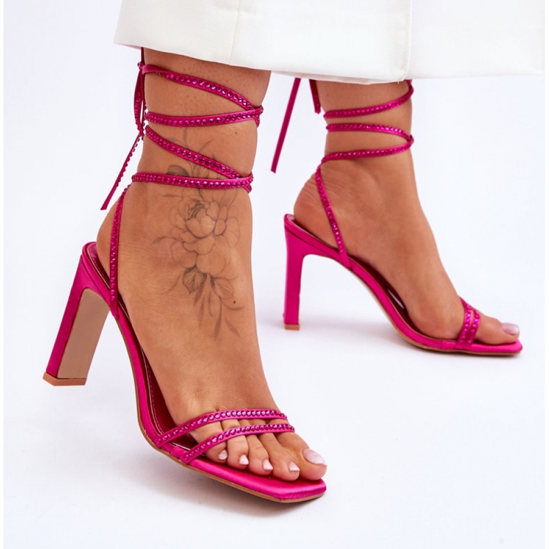 Step in style Sandaalit Malli Nessy H8-508 Fuchsia - Astu tyyliin vaaleanpunainen 2