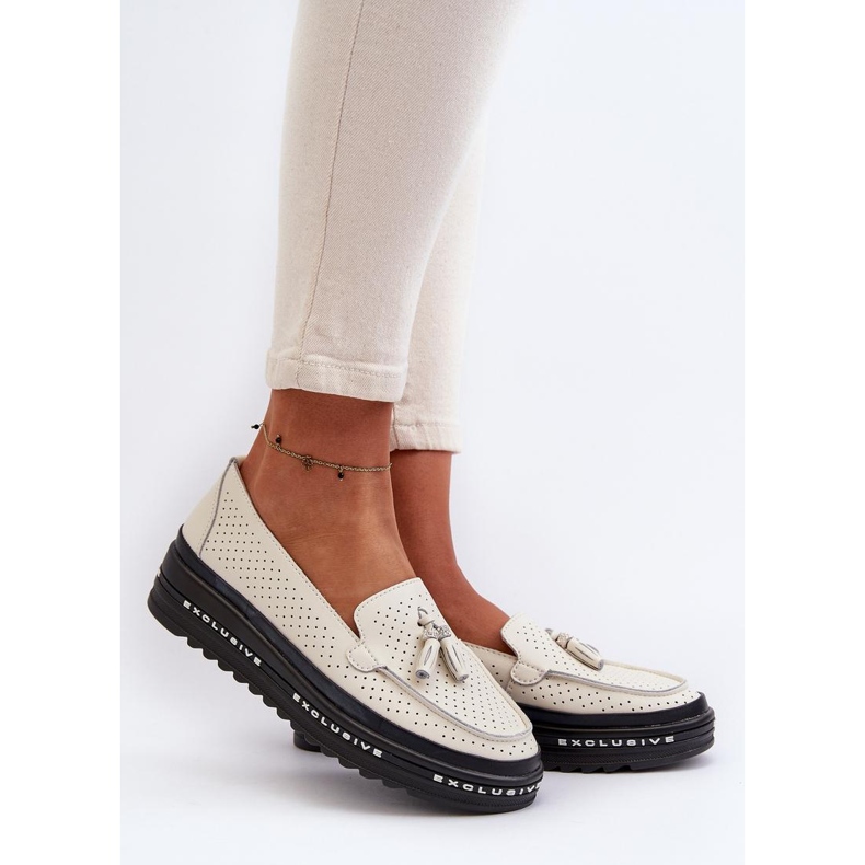 Step in style Mokasiinit Malli Assetnima 24PB18-7176 Beige - Astu tyyliin 1