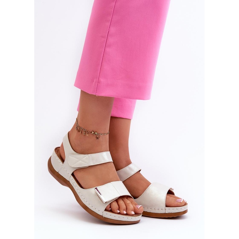 Step in style Sandaalit Malli Iphiope 22SD98-0146 Hopea - Astu tyyliin harmaa 1