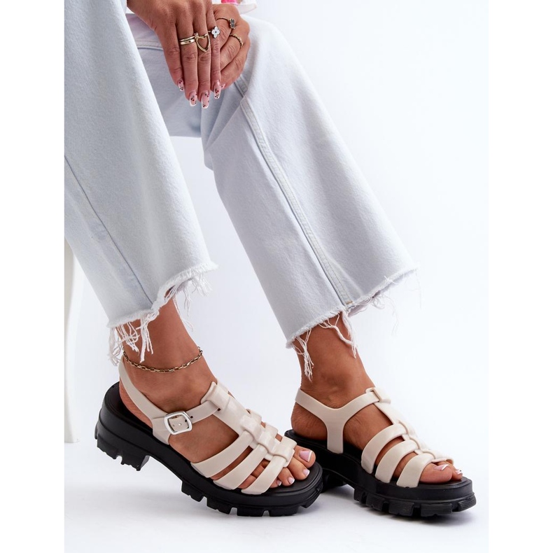 Step in style Sandaalit Malli Zaxy NN285040 Vaalea beige - Astu tyyliin 1