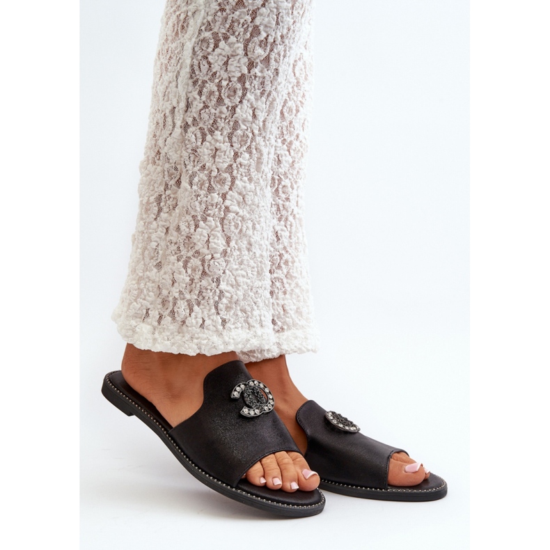 Step in style Sandaalivarvastossut Malli S.Barski KV27-050 Musta - Astu tyyliin 1