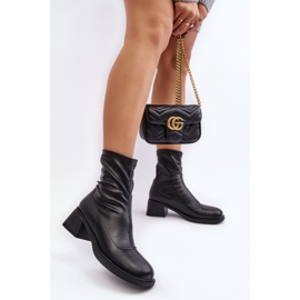 Step in style Saappaat Malli Aphroteia 23BT35-6449 Musta nahka - Astu tyyliin 1