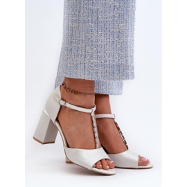 Step in style Sandaalit Malli Aniya 20195 Hopea - Astu tyyliin harmaa 1