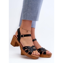 Step in style Sandaalit Malli Assames 24SD98-6758 Musta - Astu tyyliin 1