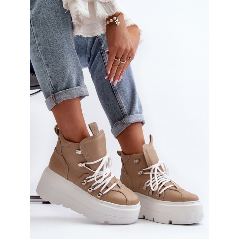 Step in style Urheilukengät Malli Zazoo 3416 Beige - Astu tyyliin 1