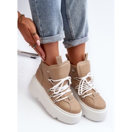 Step in style Urheilukengät Malli Zazoo 3416 Beige - Astu tyyliin 2