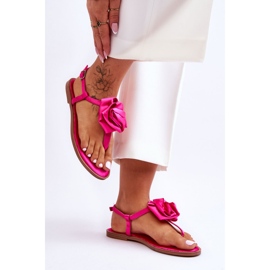 Step in style Flip-flop sandaalit Malli Carisma QQ-137 cFuchsia - Astu tyyliin vaaleanpunainen 2