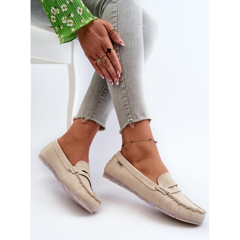 Step in style Mokasiinit Malli Celoria M502-8 Vaalea beige - Astu tyyliin 1