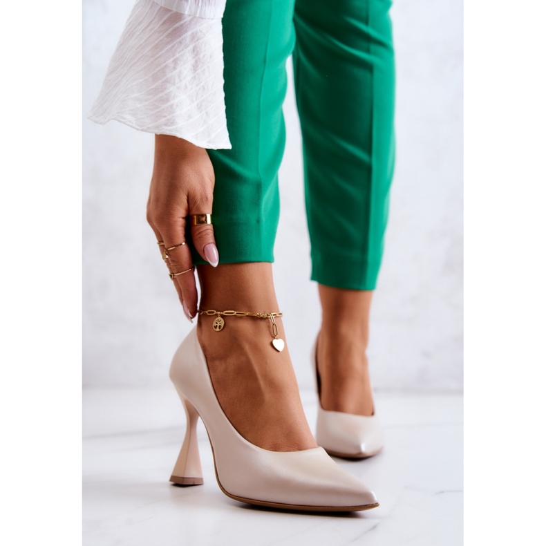 Lewski Shoes Beige naisten pumput 1