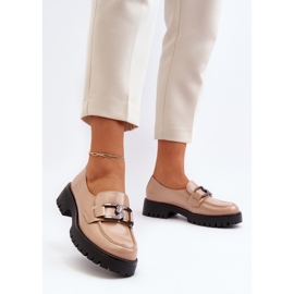 Step in style Mokasiinit Malli Santtes 58289 Beige - Astu tyyliin 1